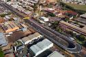 Imagem aerea do viaduto