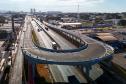 imagem aérea do viaduto