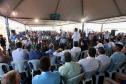 Governador discursando em cima do palco