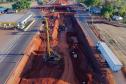 Obras no novo viaduto do Lerroville na PR-445