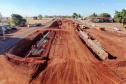 Obras no novo viaduto do Lerroville na PR-445
