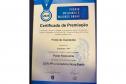 certificado de premiação