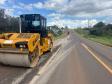  DER/PR recupera acostamentos da PR-170 no perímetro urbano de Pinhão 