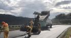 Rodovia de Pinhão recebe serviços de conservação do pavimento do DER/PR