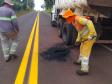 DER/PR começa a realizar melhorias no pavimento em rodovia entre Altônia e Iporã