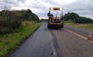 Rodovia de Foz do Jordão recebe melhorias na pista e nos acostamentos