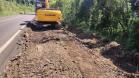 Rodovia de Foz do Jordão recebe melhorias na pista e nos acostamentos