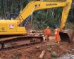 Obra de concreto em rodovias entre Nova Tebas e Pitanga avança em terraplenagem