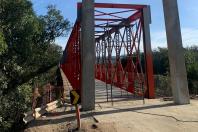 Ponte entre Lapa e Campo do Tenente deve ter tráfego de veículos liberado em 30 dias Foto: DER-PR