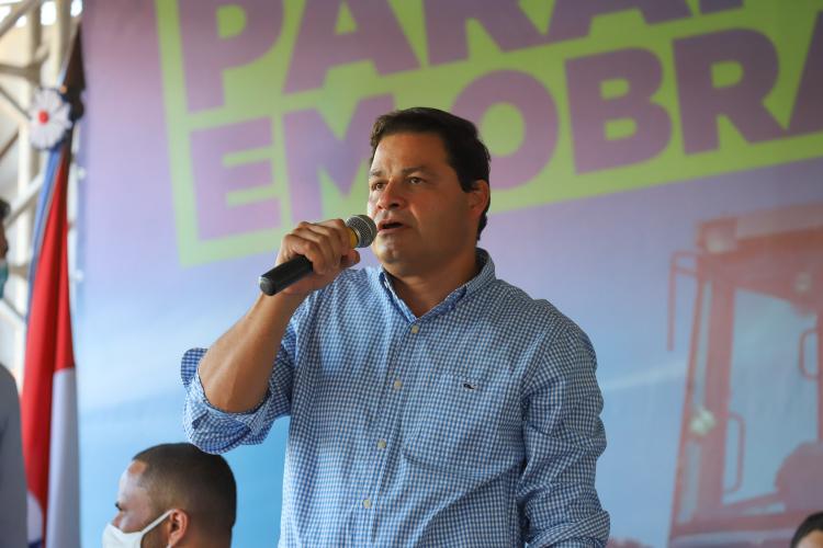 O governador Carlos Massa Ratinho Junior lanca a pedra fundamental das obras de duplicação da PR-323 entre Doutor Camargo e o Rio Ivaí, nesta quinta-feira (22) . 22/04/2021 - Foto: Geraldo Bubniak/AEN