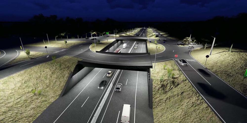 O governador Carlos Massa Ratinho Junior lança nesta sexta-feira (23) a pedra fundamental das obras de modernização do Trevo Gauchão e da duplicação da PR-323 no perímetro urbano de Umuarama. O investimento é de R$ 66,1 milhões. 23/04/2021 - Foto: Geraldo Bubniak/AEN