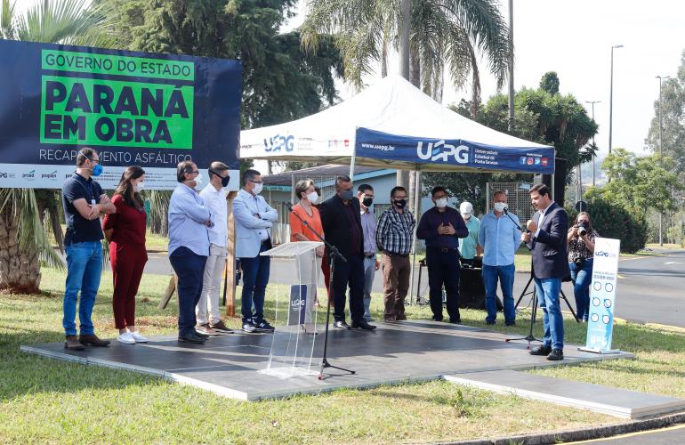 O investimento total de R$ 4,8 milhões foi executado com recursos da Secretaria de Infraestrutura e Logística do Estado do Paraná (SEIL) e da UEPG. Foto: Rodrigo Félix Leal / INFRA