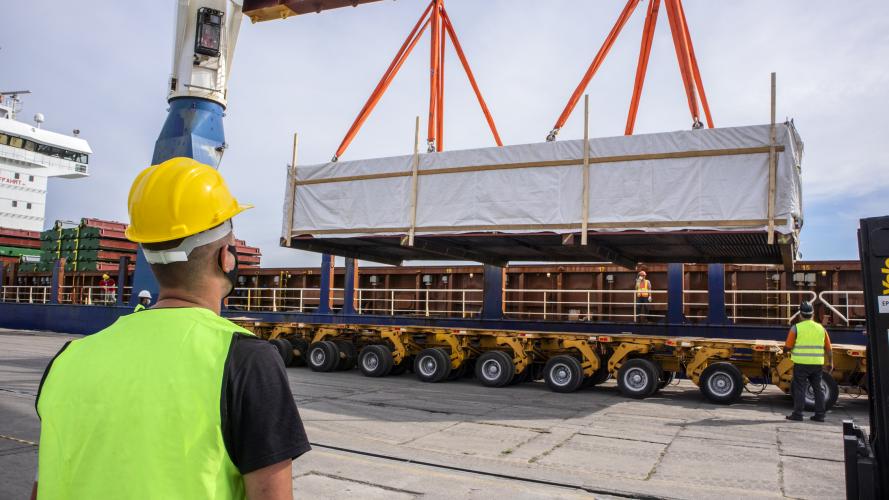 Chegou a vez dos trabalhadores portuários serem vacinados no Paraná. Foto: Cláudio Neves / Portos do Paraná