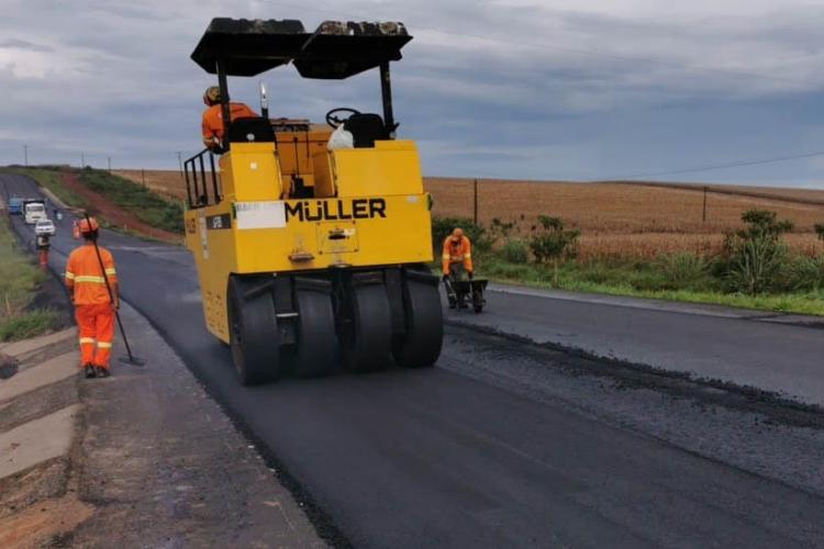Contorno Sul de Wenceslau Braz, no Norte Pioneiro, está quase concluído Foto: DER