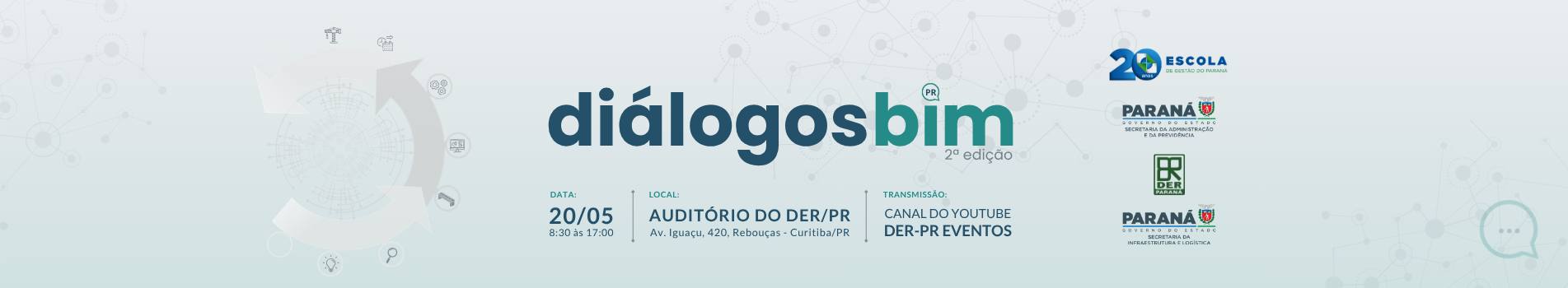 Convite evento Diálogos BIM