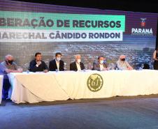 Governo anuncia investimento de R$ 3,8 milhões em obras em Marechal Cândido Rondon. Foto: Ari Dias/AEN