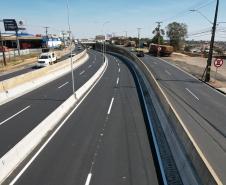 Segundo dados da CCR Rodonorte, a Avenida Souza Naves concentra um fluxo de 35 mil veículos por dia, chegando a 7 milhões de caminhões por ano. Foto: Rodrigo Félix Leal /InfraPR