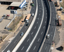 Segundo dados da CCR Rodonorte, a Avenida Souza Naves concentra um fluxo de 35 mil veículos por dia, chegando a 7 milhões de caminhões por ano. Foto: Rodrigo Félix Leal /InfraPR