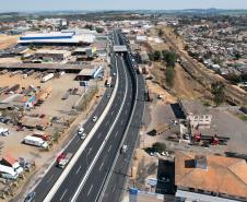 Segundo dados da CCR Rodonorte, a Avenida Souza Naves concentra um fluxo de 35 mil veículos por dia, chegando a 7 milhões de caminhões por ano. Foto: Rodrigo Félix Leal /InfraPR