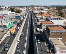 Segundo dados da CCR Rodonorte, a Avenida Souza Naves concentra um fluxo de 35 mil veículos por dia, chegando a 7 milhões de caminhões por ano. Foto: Rodrigo Félix Leal /InfraPR