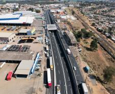 Segundo dados da CCR Rodonorte, a Avenida Souza Naves concentra um fluxo de 35 mil veículos por dia, chegando a 7 milhões de caminhões por ano. Foto: Rodrigo Félix Leal /InfraPR