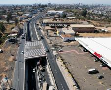 Segundo dados da CCR Rodonorte, a Avenida Souza Naves concentra um fluxo de 35 mil veículos por dia, chegando a 7 milhões de caminhões por ano. Foto: Rodrigo Félix Leal /InfraPR