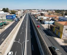 Segundo dados da CCR Rodonorte, a Avenida Souza Naves concentra um fluxo de 35 mil veículos por dia, chegando a 7 milhões de caminhões por ano. Foto: Rodrigo Félix Leal /InfraPR