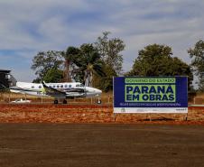 As obras de recapeamento da pista de 1.210 metros de extensão e 23 metros de largura estão 84,37% executadas. Foto: Gilson Abreu/AEN