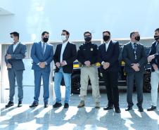A nova frota é formada por 29 veículos Chevrolet TrailBlazer e uma unidade operacional móvel. Foto: Rodrigo Félix Leal / InfraPR