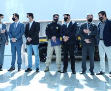 A nova frota é formada por 29 veículos Chevrolet TrailBlazer e uma unidade operacional móvel. Foto: Rodrigo Félix Leal / InfraPR