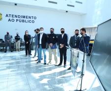 A nova frota é formada por 29 veículos Chevrolet TrailBlazer e uma unidade operacional móvel. Foto: Rodrigo Félix Leal / InfraPR