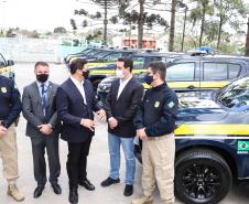 A nova frota é formada por 29 veículos Chevrolet TrailBlazer e uma unidade operacional móvel. Foto: Rodrigo Félix Leal / InfraPR