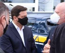 A nova frota é formada por 29 veículos Chevrolet TrailBlazer e uma unidade operacional móvel. Foto: Rodrigo Félix Leal / InfraPR