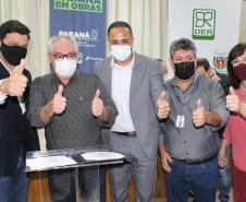 Evento reúne 56 prefeituras para formalizar doção de veículos e equipamentos - Curitiba, 27/10/2021 - Foto: Antoniela Dalcol/Seil