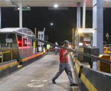 Fim das concessões rodoviárias no Paraná - praça de pedagio de Jataizinho. Foto Gilson Abreu/AEN