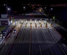 Fim das concessões rodoviárias no Paraná - praça de pedagio de Jataizinho. Foto Leonardo Sguarezi/AEN