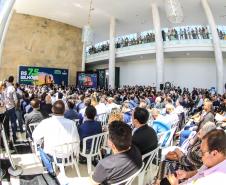 O governador Carlos Massa Ratinho Junior anunciou nesta terça-feira (29) mais de R$ 2,5 bilhões em investimentos em infraestrutura. Foto: José Fernando Ogura/AEN