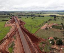 Obras da Estrada da Boiadeira ultrapassam 80% de execução e avançam em várias frentes -  Foto: Albari Rosa/AEN