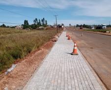 Duplicação da BR-277 em Guarapuava desvia tráfego de veículos para as marginais Foto: DER