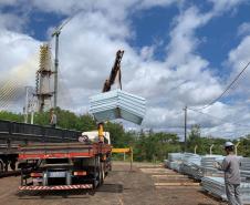 Ponte da Integração em Foz do Iguaçu tem 95,5% das obras concluídas -  Foto: DER/PARANÁ