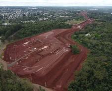 Ponte da Integração em Foz do Iguaçu tem 95,5% das obras concluídas -  Foto: DER/PARANÁ