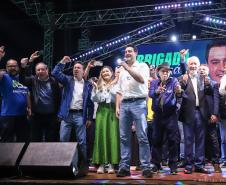 Ratinho Junior é reeleito com a maior votação da história do Paraná Foto: Rodrigo Félix Leal / SEIL