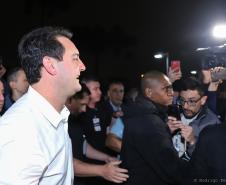 Ratinho Junior é reeleito com a maior votação da história do Paraná Foto: Rodrigo Félix Leal / SEIL