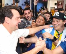Ratinho Junior é reeleito com 69,6% dos votos e apoio de mais de 4 milhões de paranaenses Foto: Rodrigo Félix Leal / SEIL