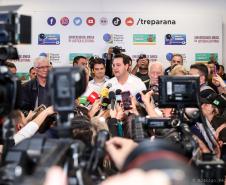 Ratinho Junior é reeleito com 69,6% dos votos e apoio de mais de 4 milhões de paranaenses Foto: Rodrigo Félix Leal / SEIL