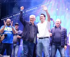 Ratinho Junior é reeleito com a maior votação da história do Paraná Foto: Rodrigo Félix Leal / SEIL
