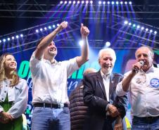 Ratinho Junior é reeleito com a maior votação da história do Paraná Foto: Rodrigo Félix Leal / SEIL