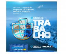 Portos do Paraná reforçam liderança nacional em nova campanha institucional -  Foto: Portos do Paraná