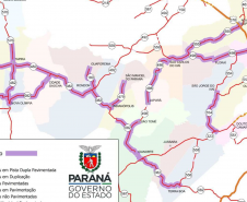 Obras de conservação de rodovias em Tapira e Nova Olímpia estão quase concluídas -  Foto: DER/PARANÁ