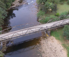 Reforma de ponte metálica em Morretes começa nesta segunda-feira -  Foto: DER/PARANÁ